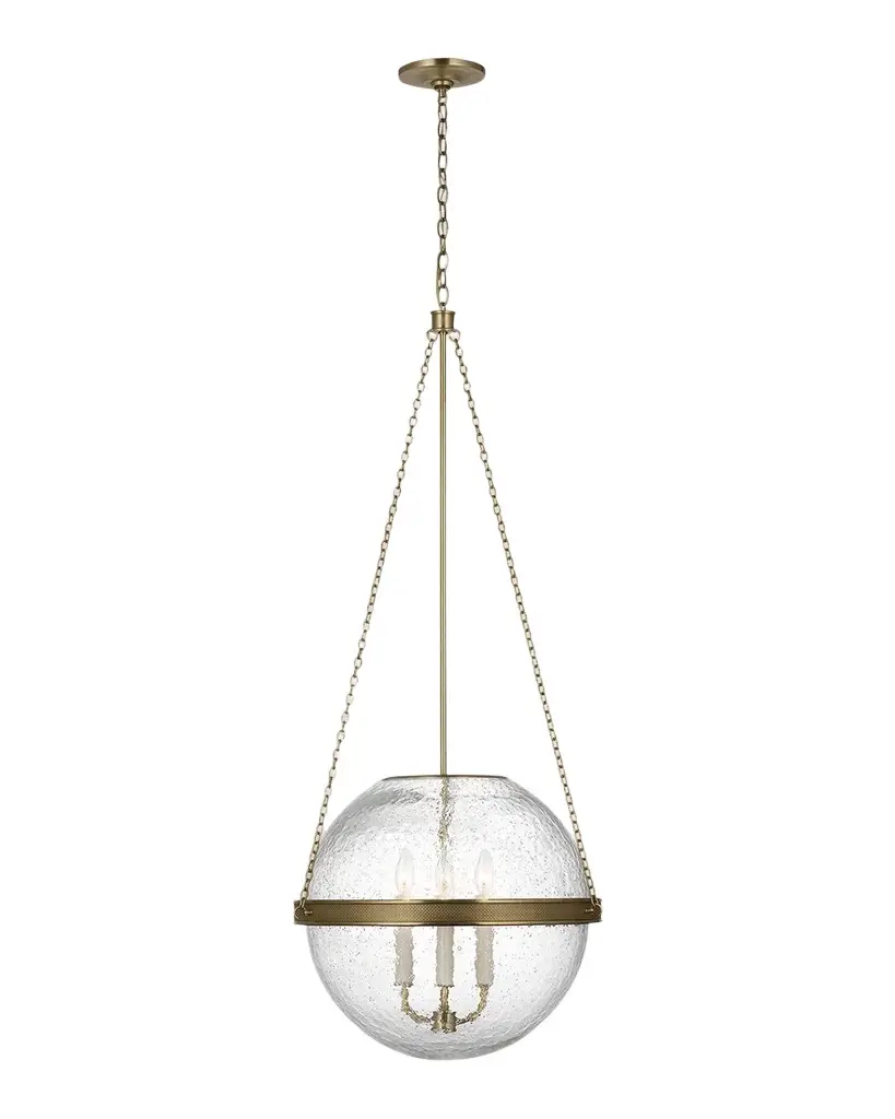 Visual Comfort Signature Reese Globe Pendant Light by Marie Flanigan | Image 1 Visual Comfort Signature Reese Globe Pendant Light by Marie Flanigan | Image 1