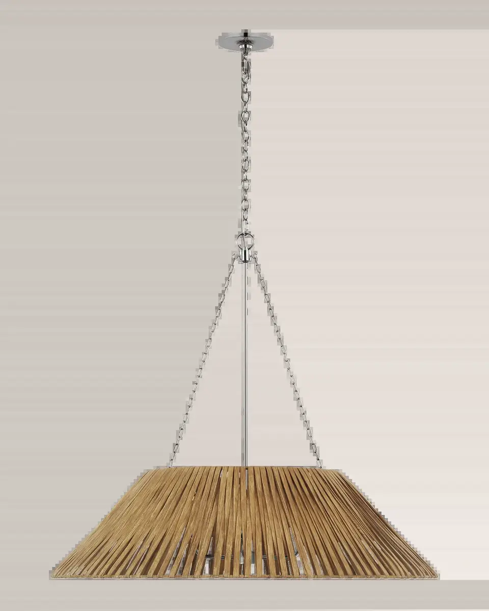 Visual Comfort Signature Corinne Extra-Large Wrapped Pendant Light by Marie Flanigan | Thumbnail 2 Visual Comfort Signature Corinne Extra-Large Wrapped Pendant Light by Marie Flanigan | Thumbnail 2