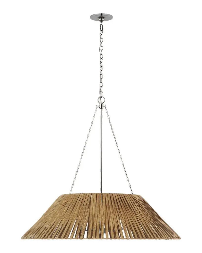 Visual Comfort Signature Corinne Extra-Large Wrapped Pendant Light by Marie Flanigan