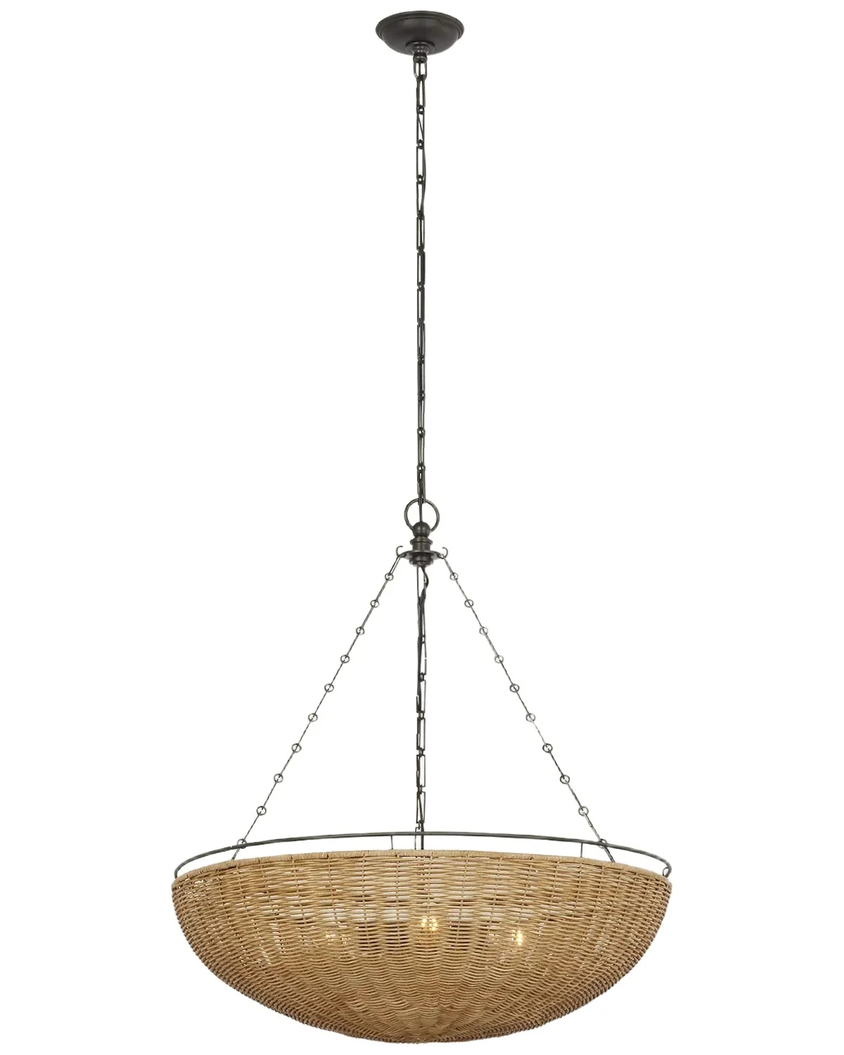 Visual Comfort Signature Clovis 28" 4-Light Chandelier By Chapman & Myers