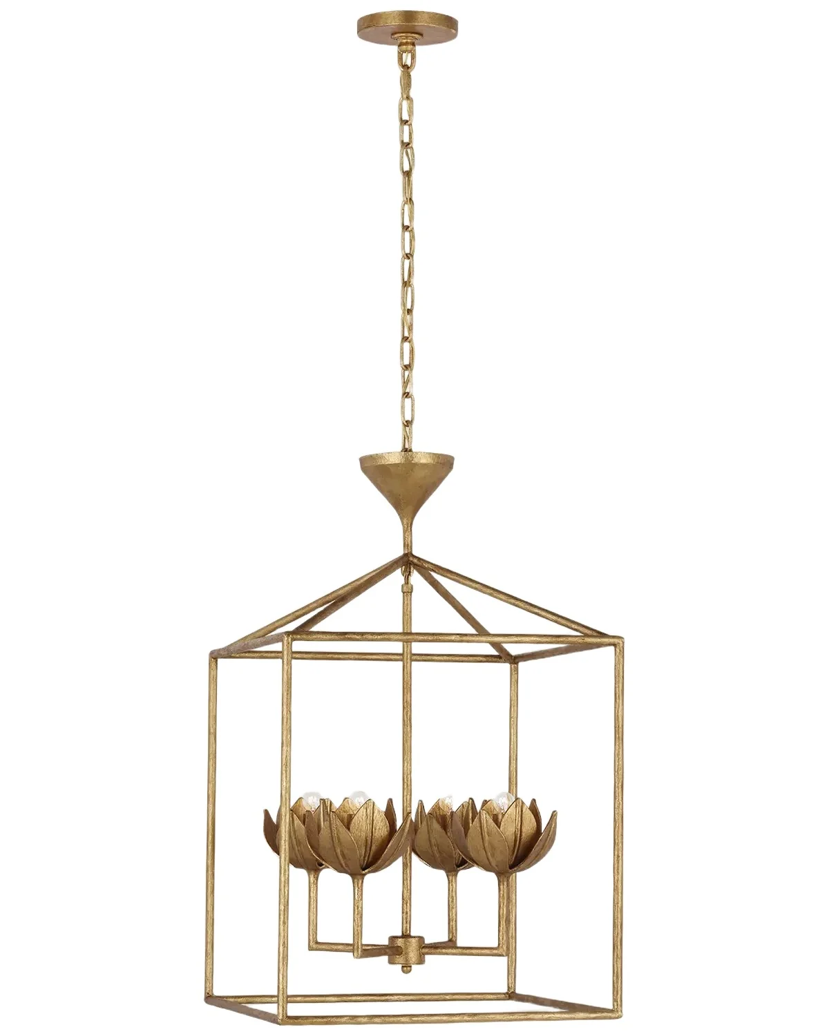 Visual Comfort Signature Alberto 18" Open Cage Lantern by Julie Neill