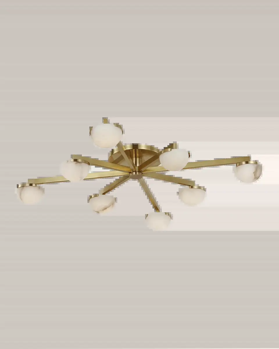 Visual Comfort Signature Pedra Staggered Arm Flush Mount by Kelly Wearstler | Thumbnail 2 Visual Comfort Signature Pedra Staggered Arm Flush Mount by Kelly Wearstler | Thumbnail 2