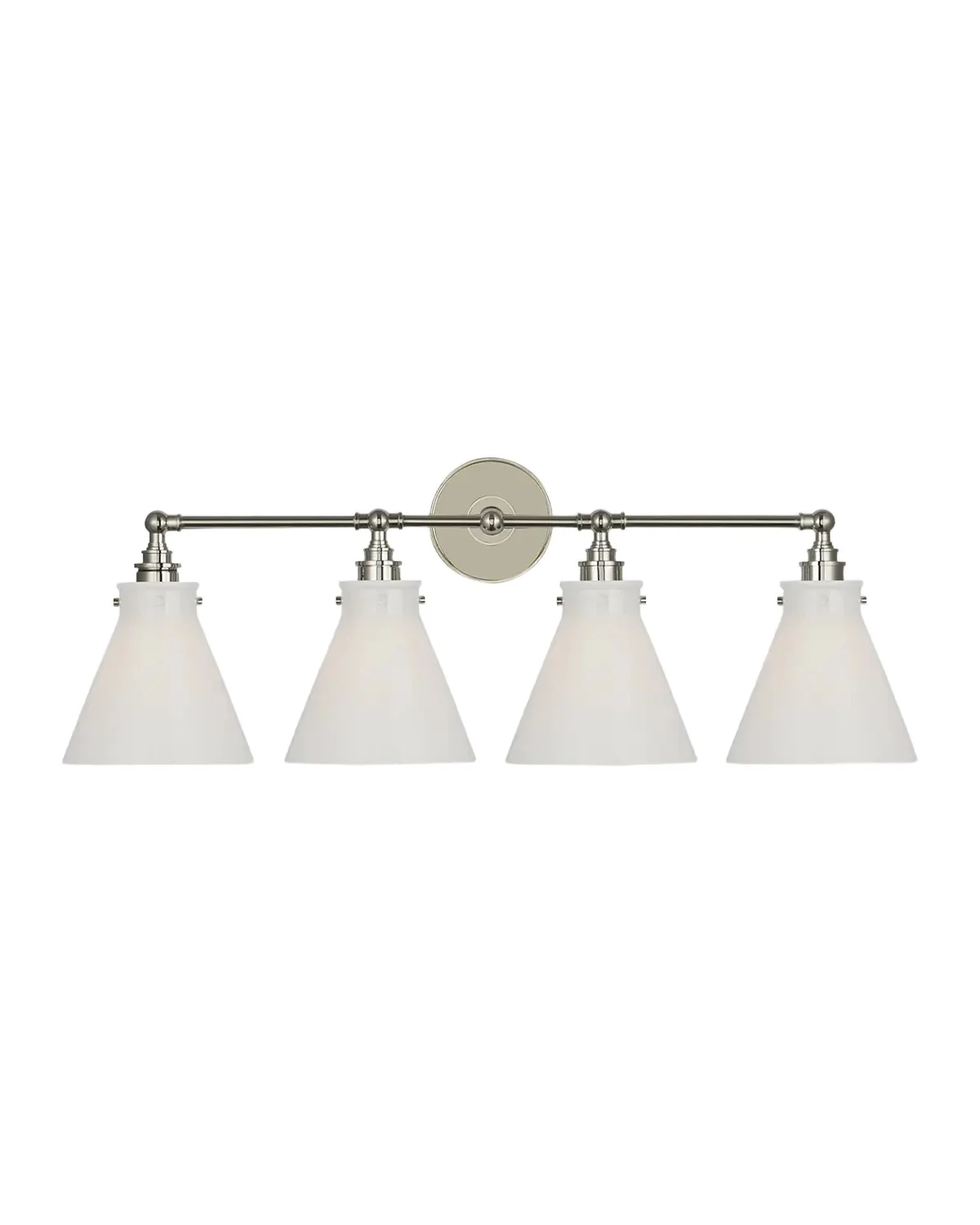 Visual Comfort Signature Parkington Four-Light Bath Bar by Chapman & Myers