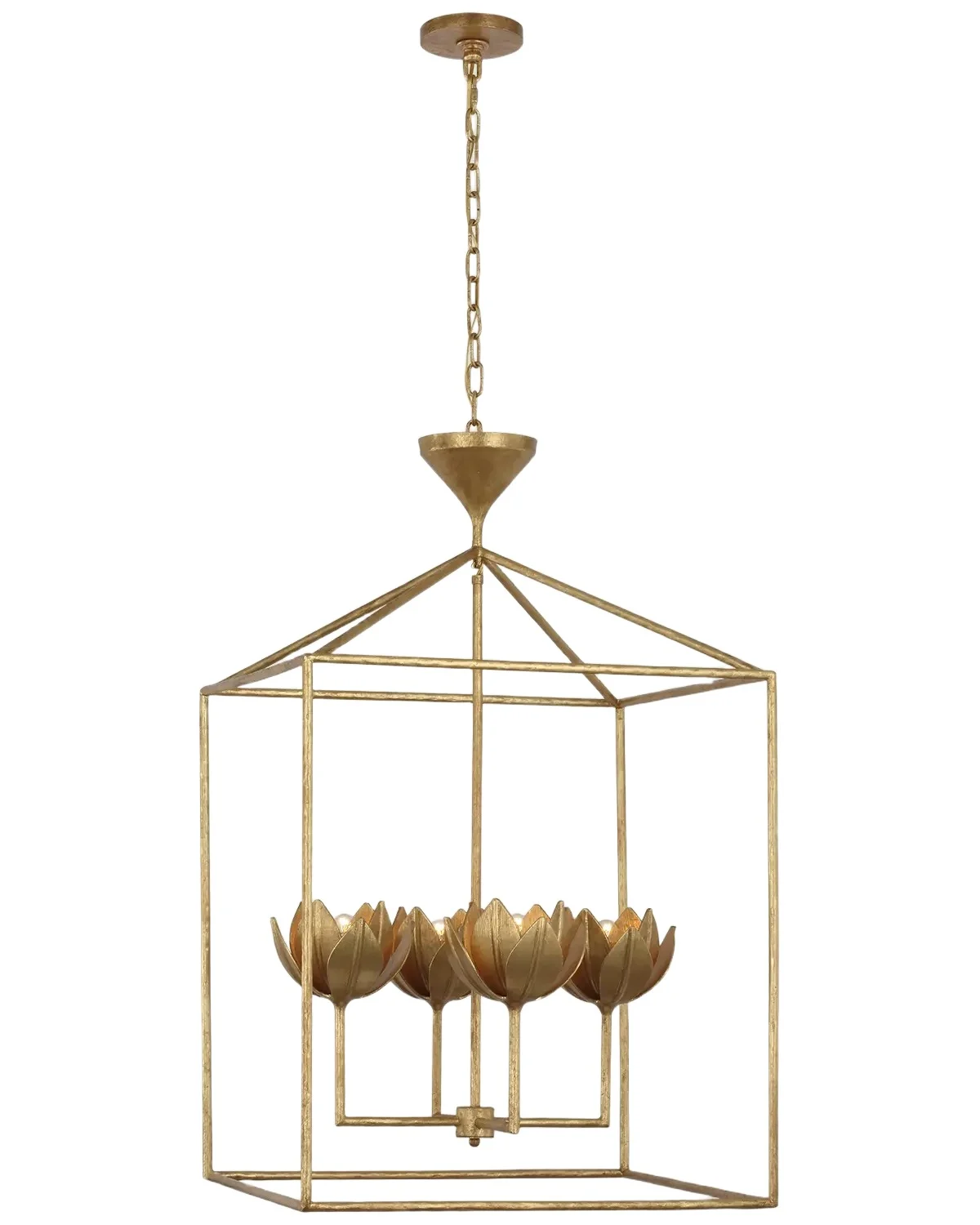 Visual Comfort Signature Alberto 24" Open Cage Lantern by Julie Neill