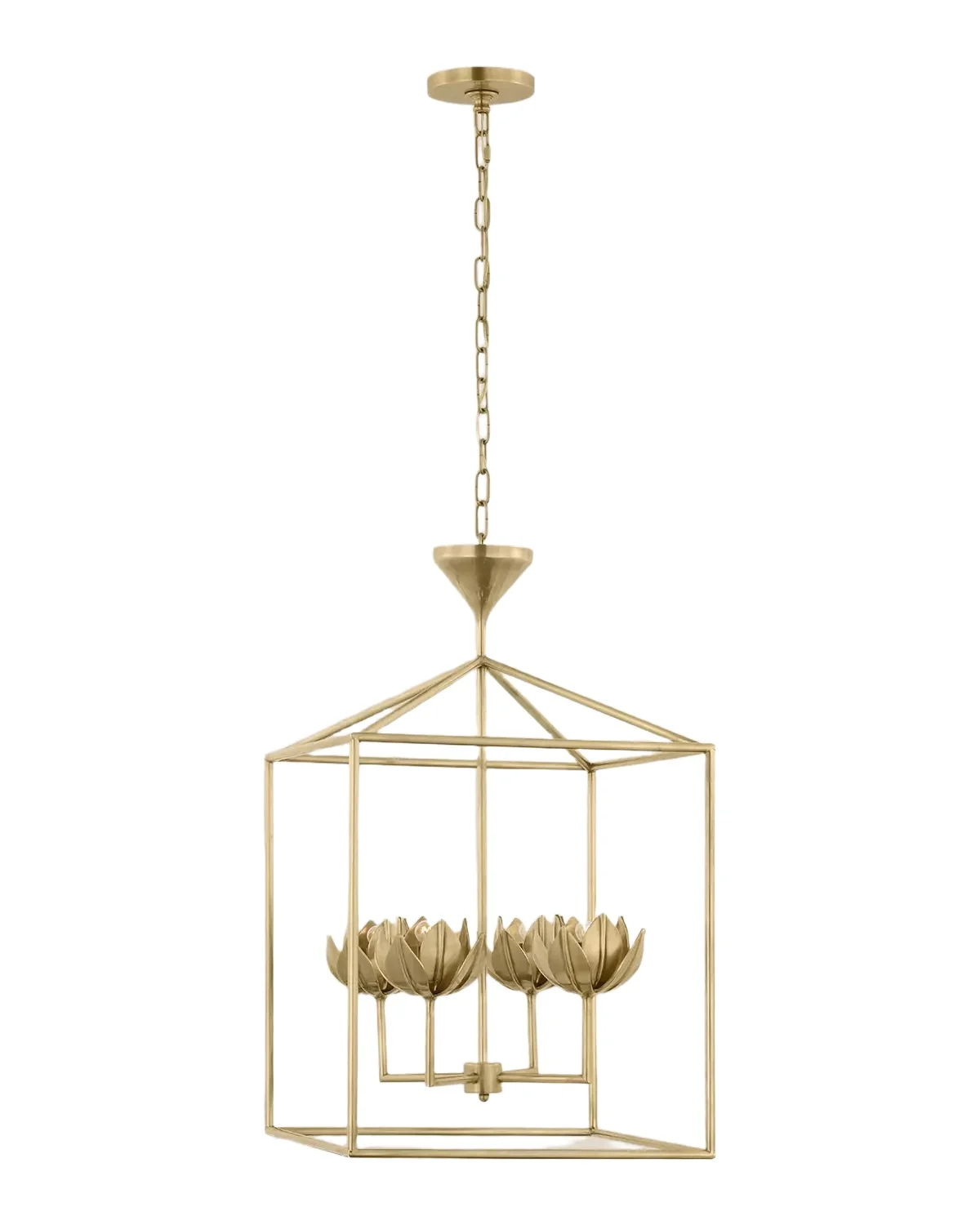 Visual Comfort Signature Alberto Open Cage 18" Lantern by Julie Neill