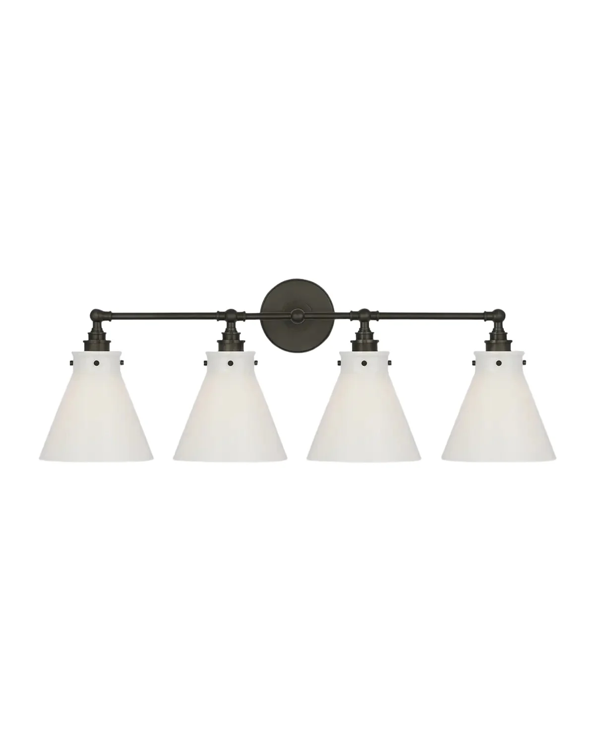 Visual Comfort Signature Parkington Four-Light Bath Bar by Chapman & Myers