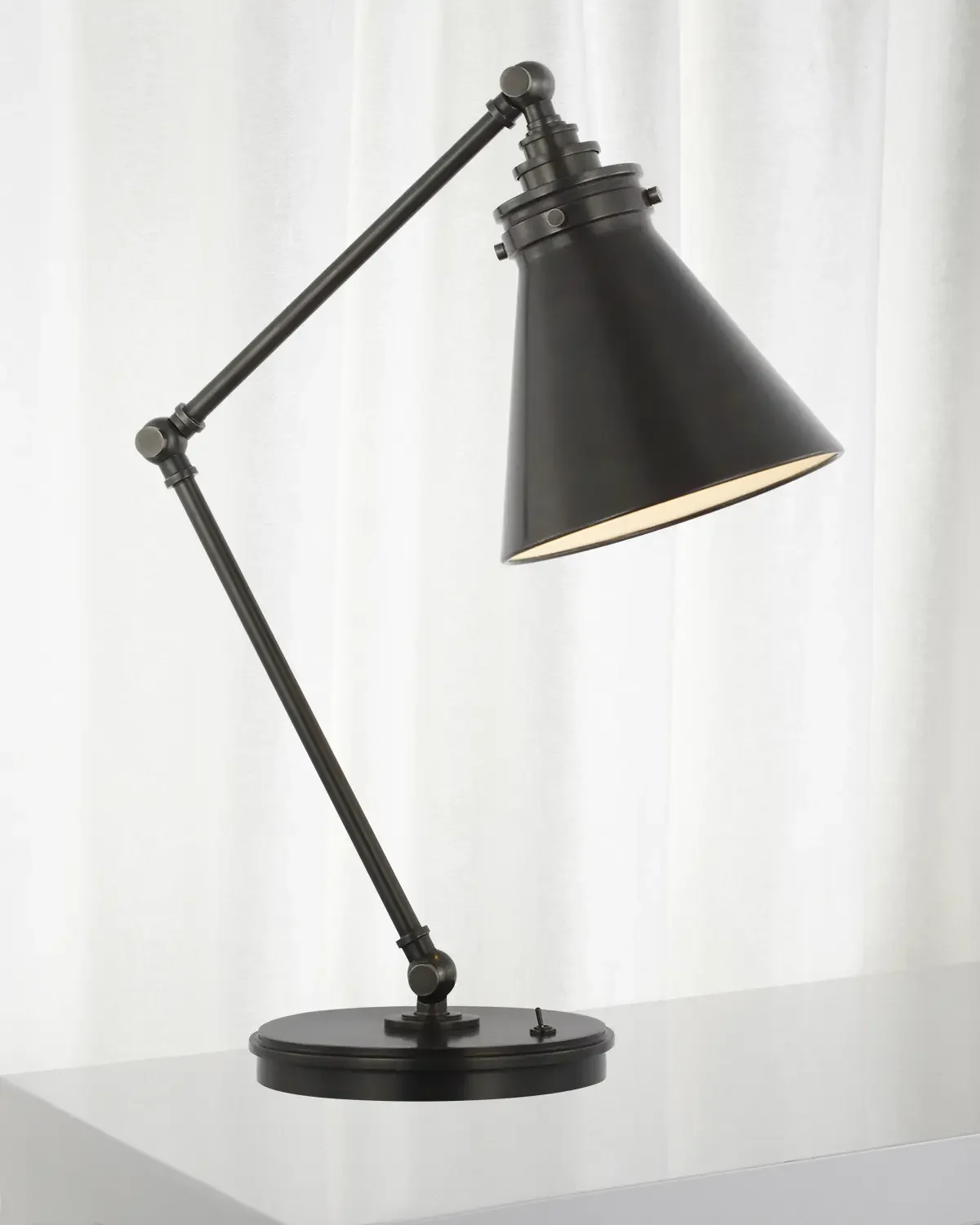 Visual Comfort Signature Parkington Articulating Desk Lamp by Chapman & Myers