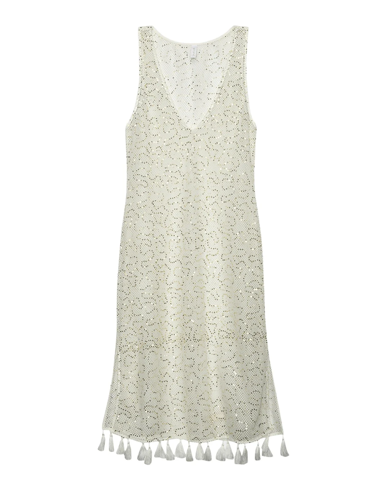Sunshine 79 Shine Crochet Midi Dress