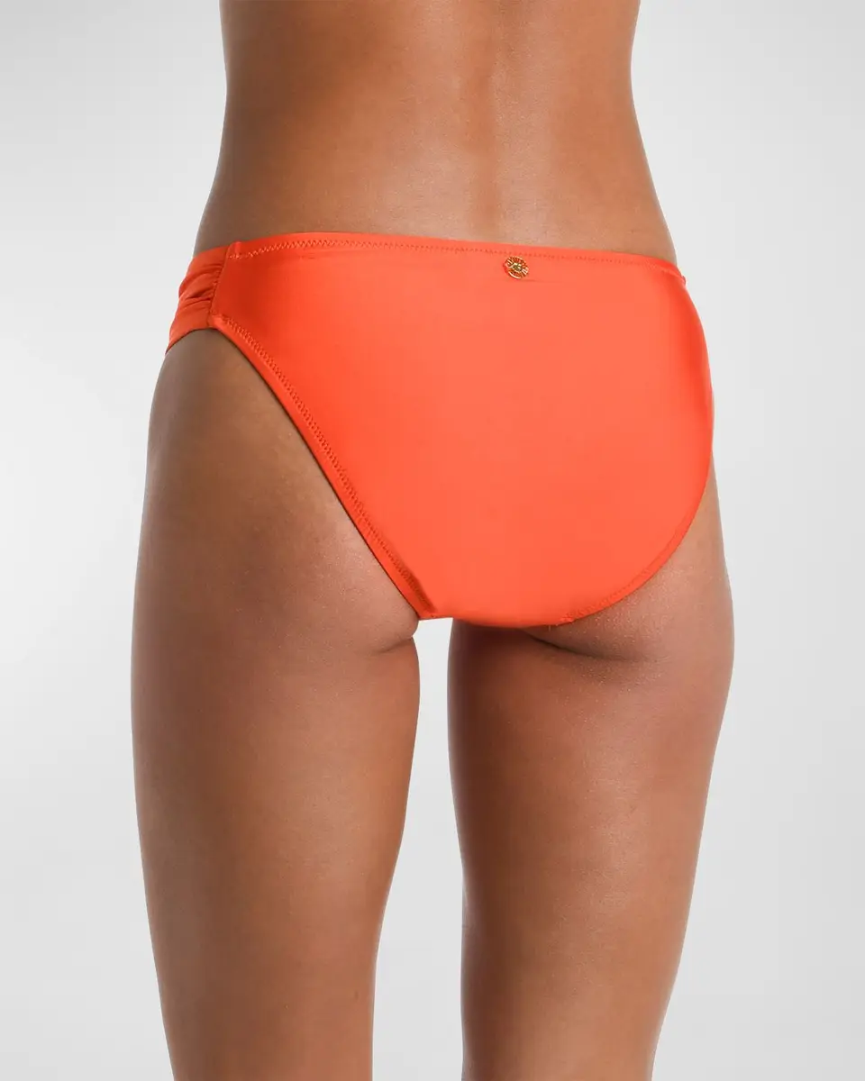 Sunshine 79 Gypset Shirred-Side Bikini Bottoms | Thumbnail 4