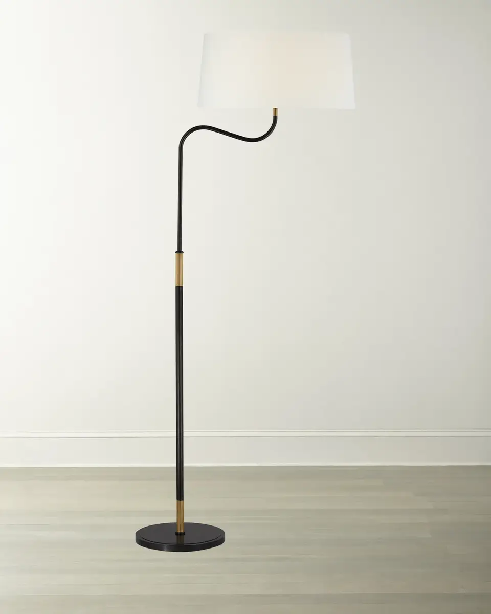 Visual Comfort Signature Canto Large Adjustable Floor Lamp by Thomas O 'Brien