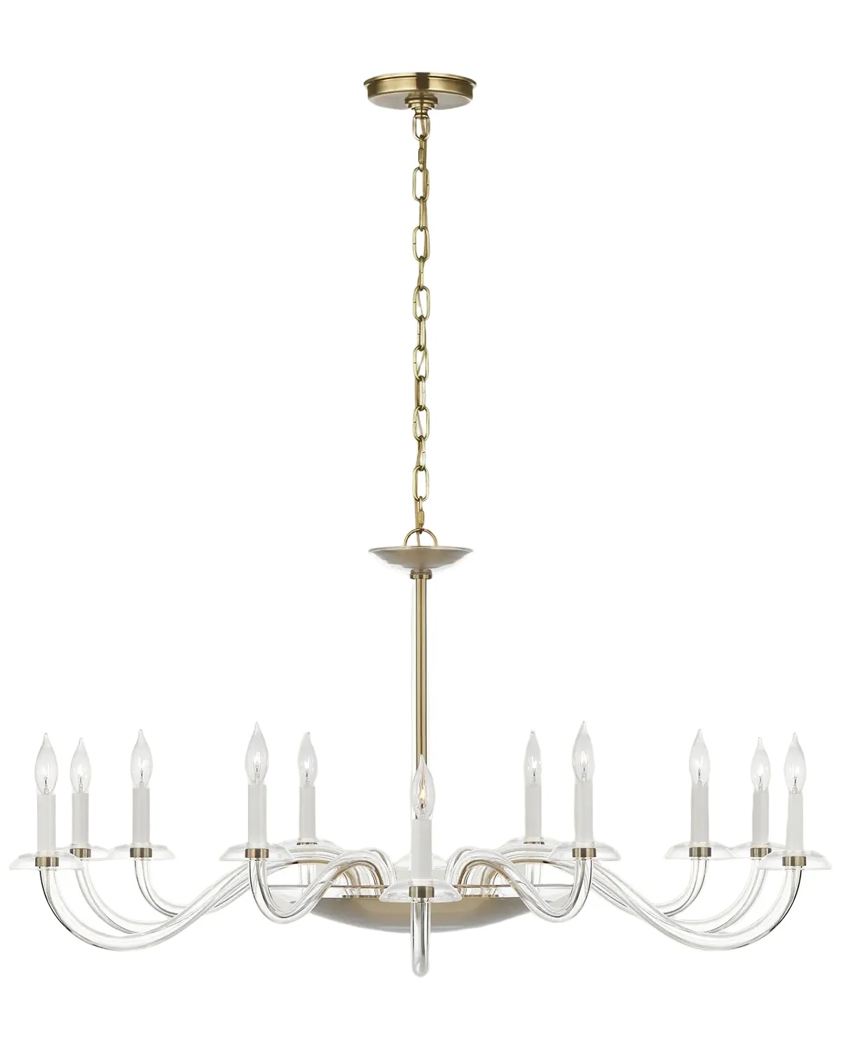 Visual Comfort Signature Brigitte 50" 12-Light Grande Chandelier by Paloma Contreras