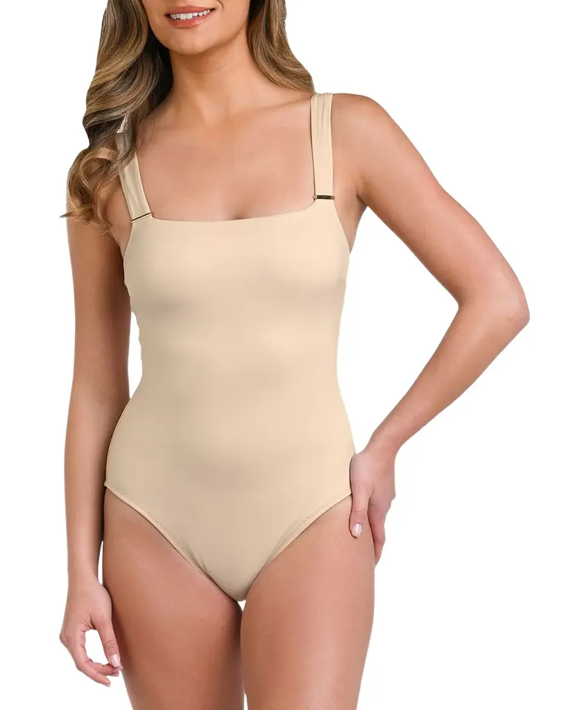 La Blanca Luxe Square-Neck One-Piece Swimsuit | Image 1 La Blanca Luxe Square-Neck One-Piece Swimsuit | Image 1