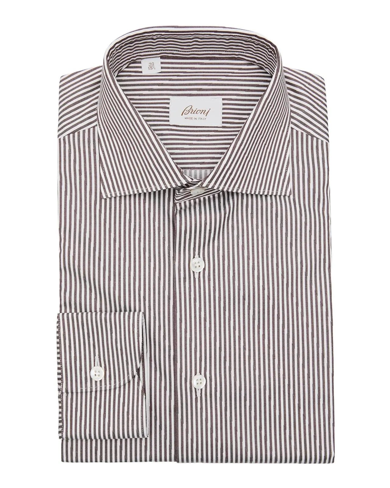 Men's Cotton Bengal Stripe Dress Shirt