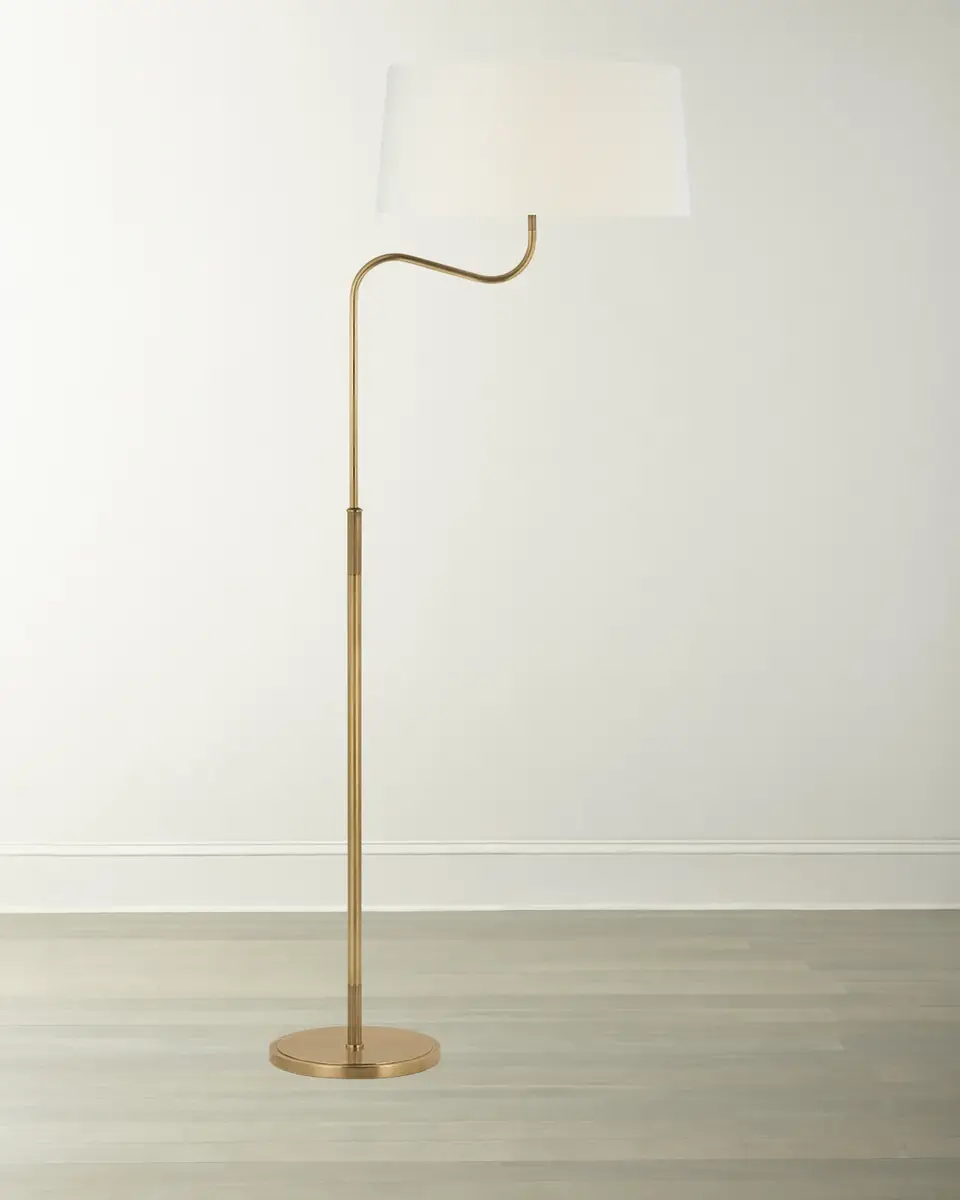 Visual Comfort Signature Canto Large Adjustable Floor Lamp by Thomas O 'Brien