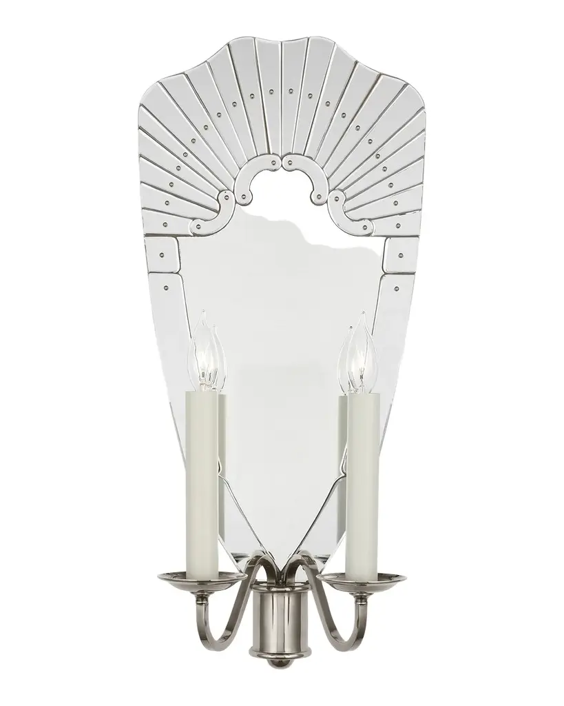 Visual Comfort Signature Adelaide 26" Extra-Large Double Sconce by Ralph Lauren | Image 1 Visual Comfort Signature Adelaide 26" Extra-Large Double Sconce by Ralph Lauren | Image 1