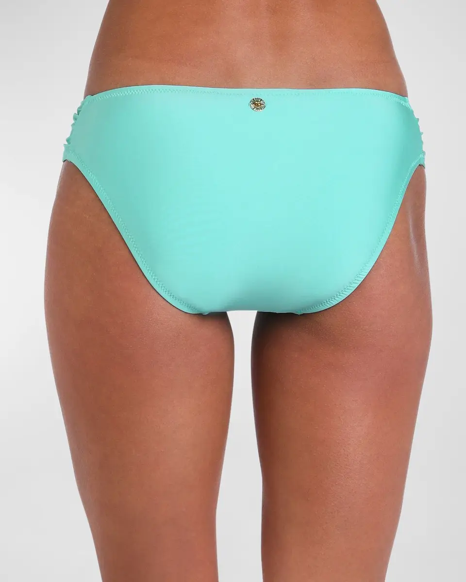 Sunshine 79 Gypset Shirred-Side Bikini Bottoms | Thumbnail 5