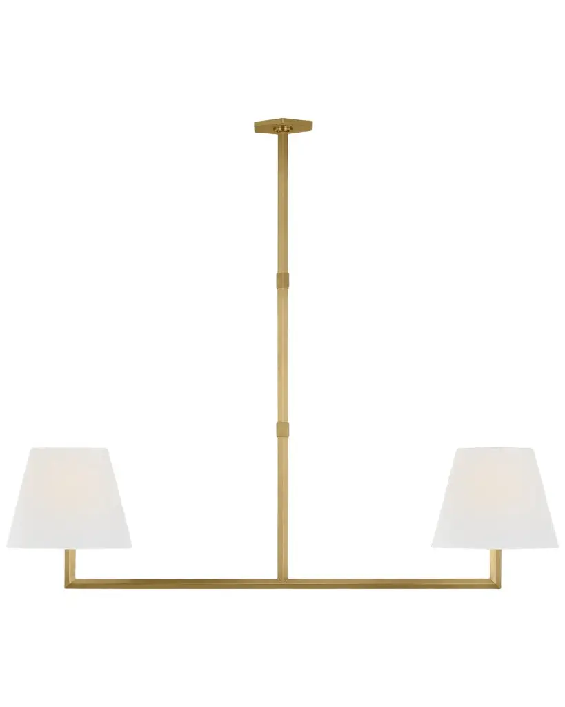 Visual Comfort Signature Olivier 65" Linear Chandelier by Paloma Contreras | Image 1 Visual Comfort Signature Olivier 65" Linear Chandelier by Paloma Contreras | Image 1