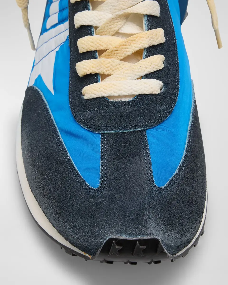 Golden Goose Men's Marathon Nylon and Suede Low-Top Sneakers | Thumbnail 6 Golden Goose Men's Marathon Nylon and Suede Low-Top Sneakers | Thumbnail 6
