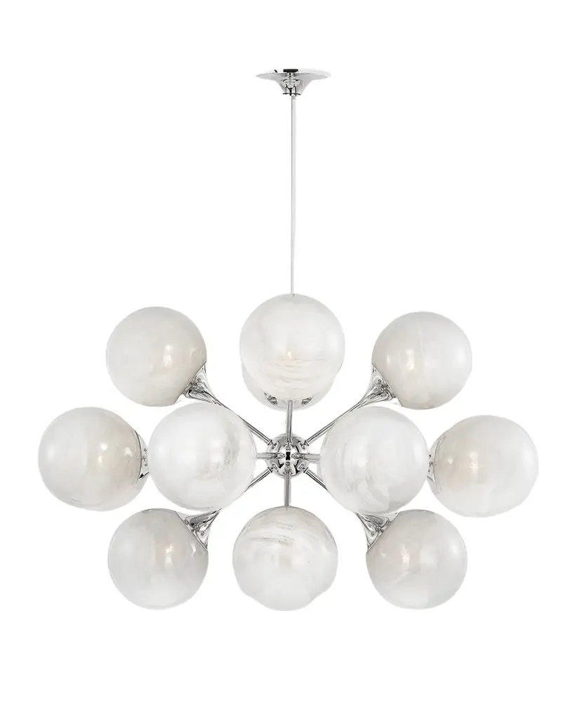 Visual Comfort Signature Cristol 40" 17-Light Chandelier by AERIN