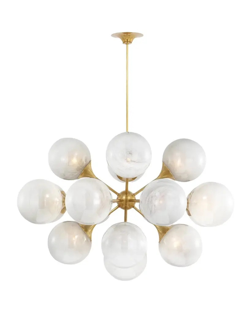 Visual Comfort Signature Cristol 40" 17-Light Chandelier by AERIN