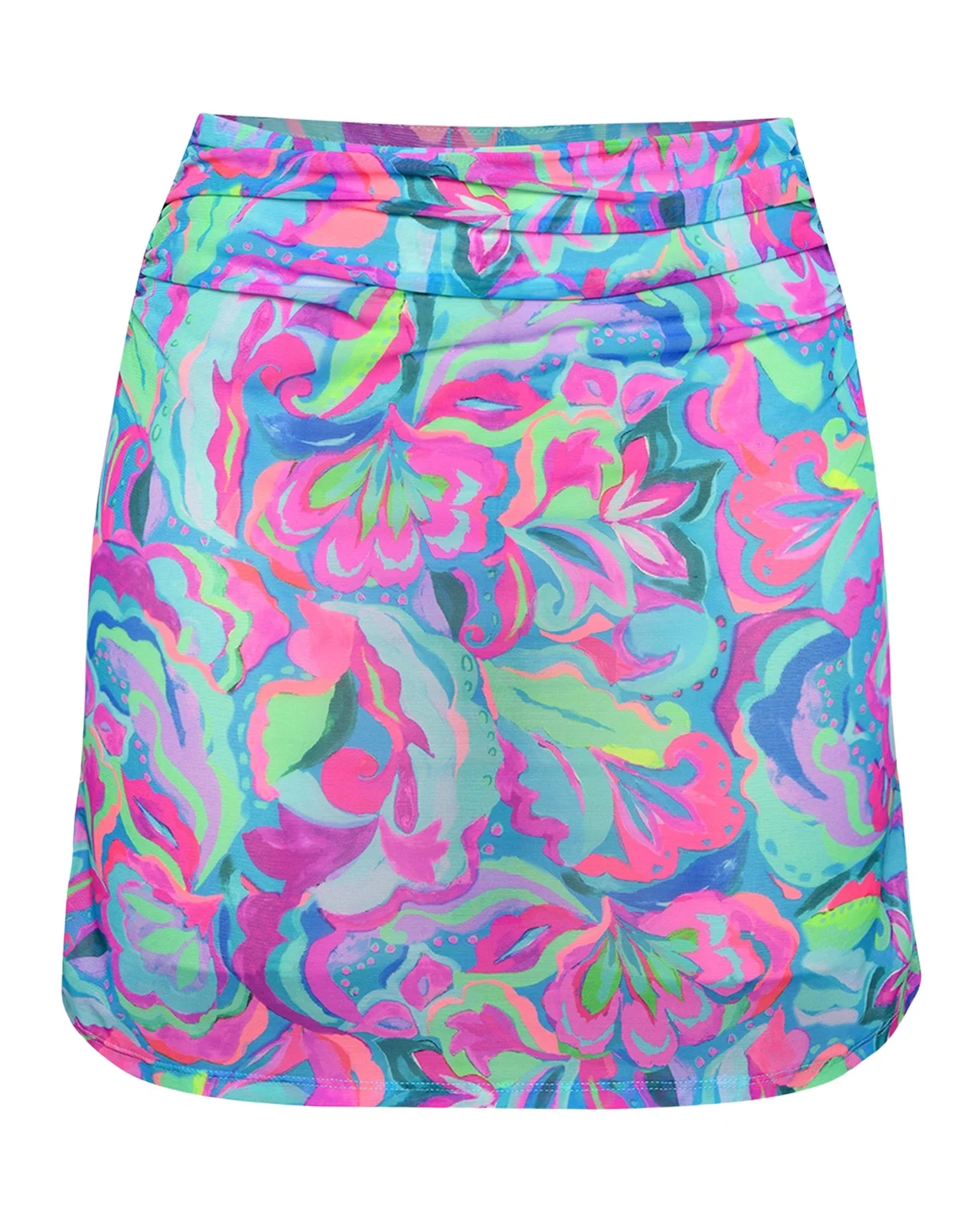 Sunshine 79 Swirltopia Mesh Mini Skirt Coverup