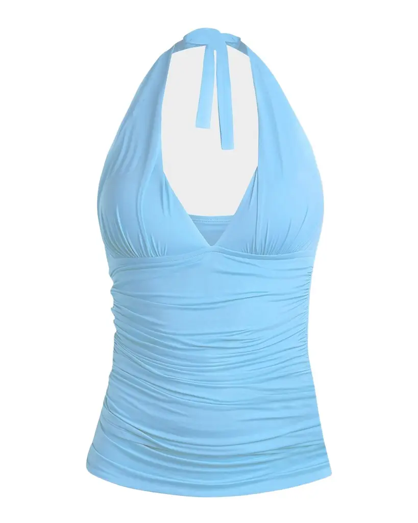 La Blanca Island Goddess Halter Tankini Swim Top | Image 1 La Blanca Island Goddess Halter Tankini Swim Top | Image 1