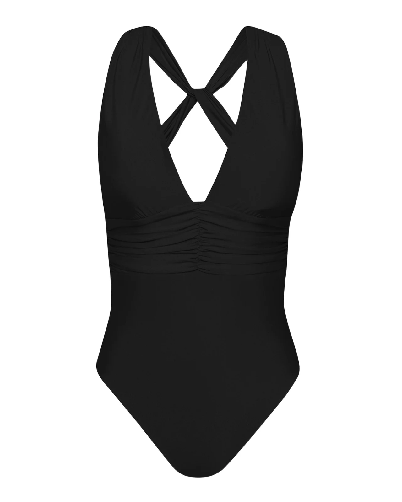 Solids V-Plunge One-Piece Swimsuit Solids V-Plunge One-Piece Swimsuit