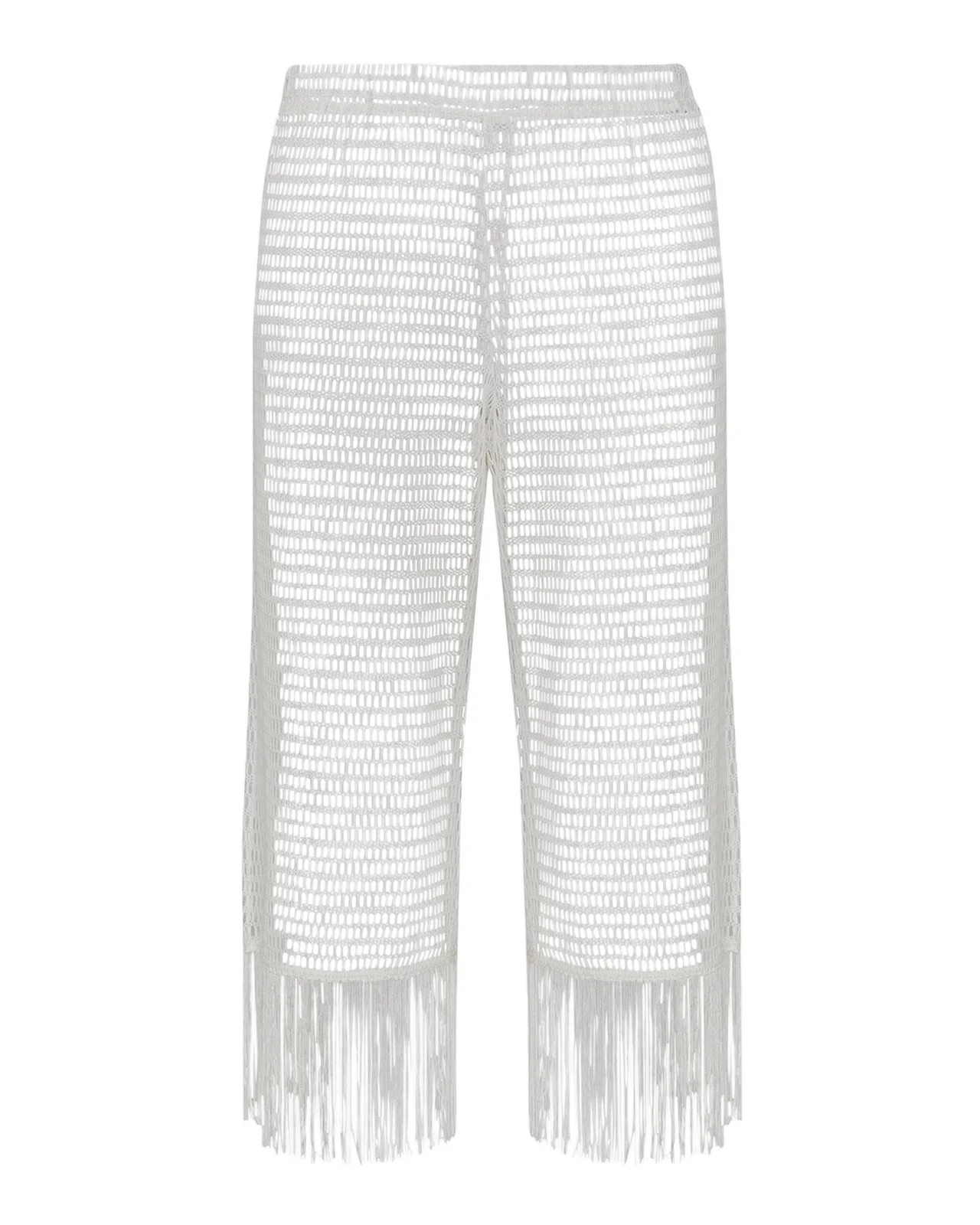 Open-Knit Crochet Cropped Pants Open-Knit Crochet Cropped Pants