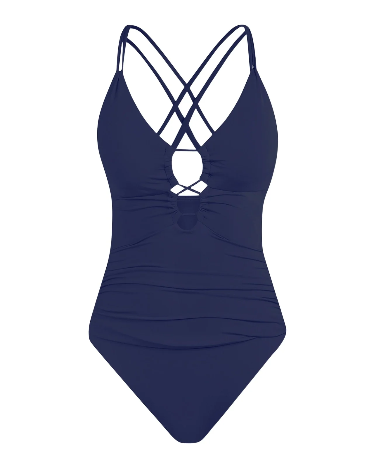 Lace-Up One-Piece Swimsuit Lace-Up One-Piece Swimsuit