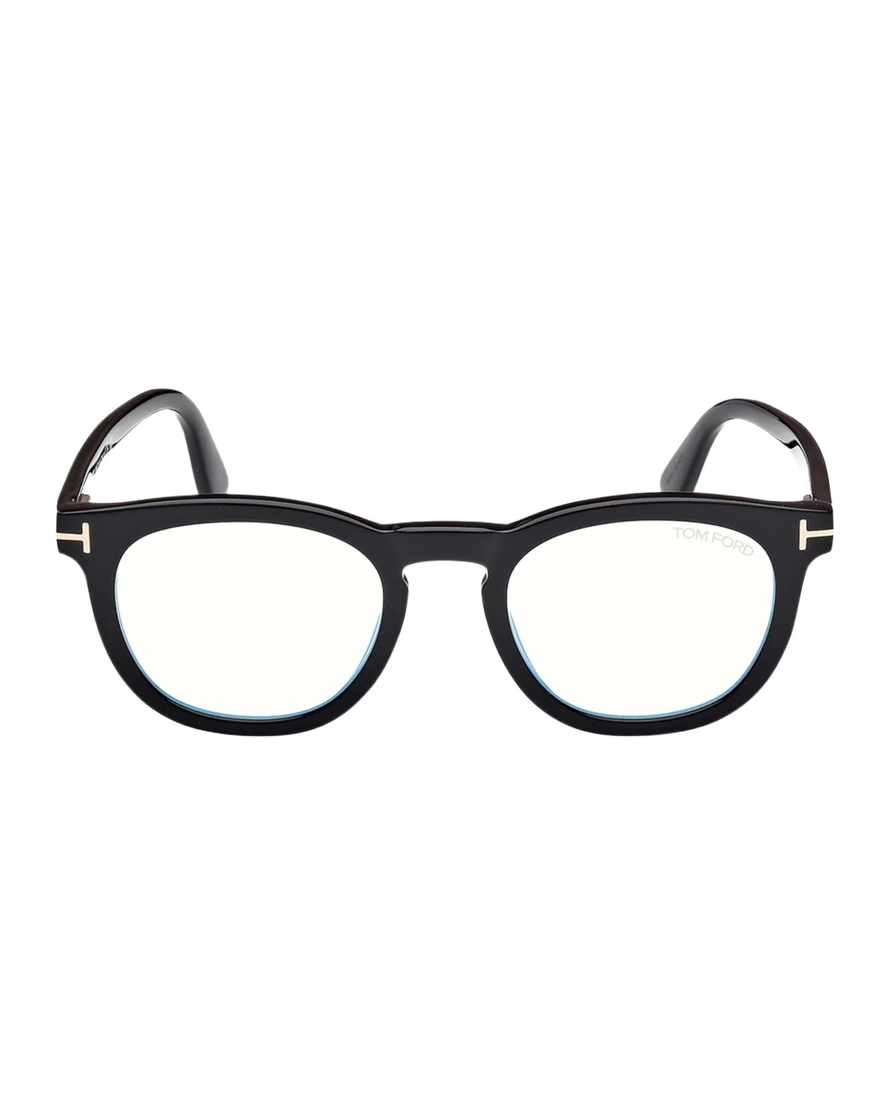 Men's FT5993-BM Round Blue-Block Optical Frames with Magnetic Sunglasses Clip Men's FT5993-BM Round Blue-Block Optical Frames with Magnetic Sunglasses Clip