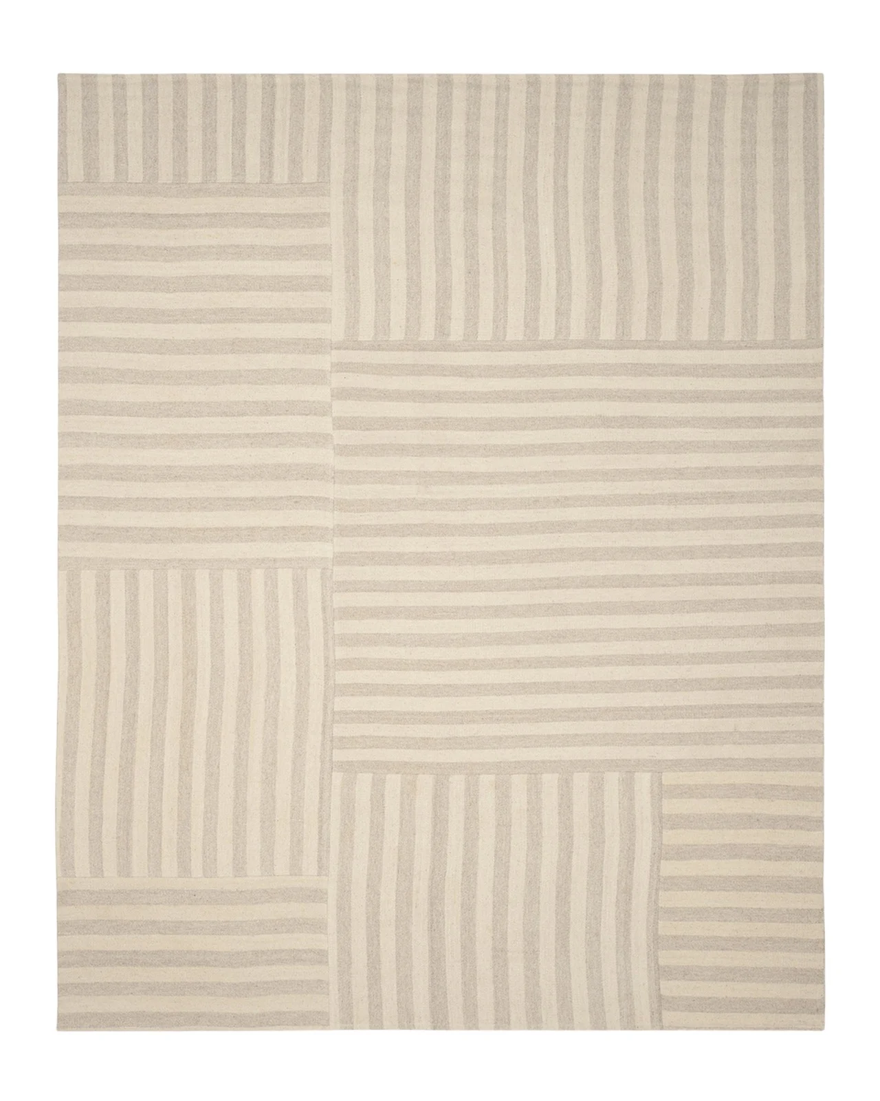 Ralph Lauren Home Celeste Stripe Patch Hand-Woven Rug