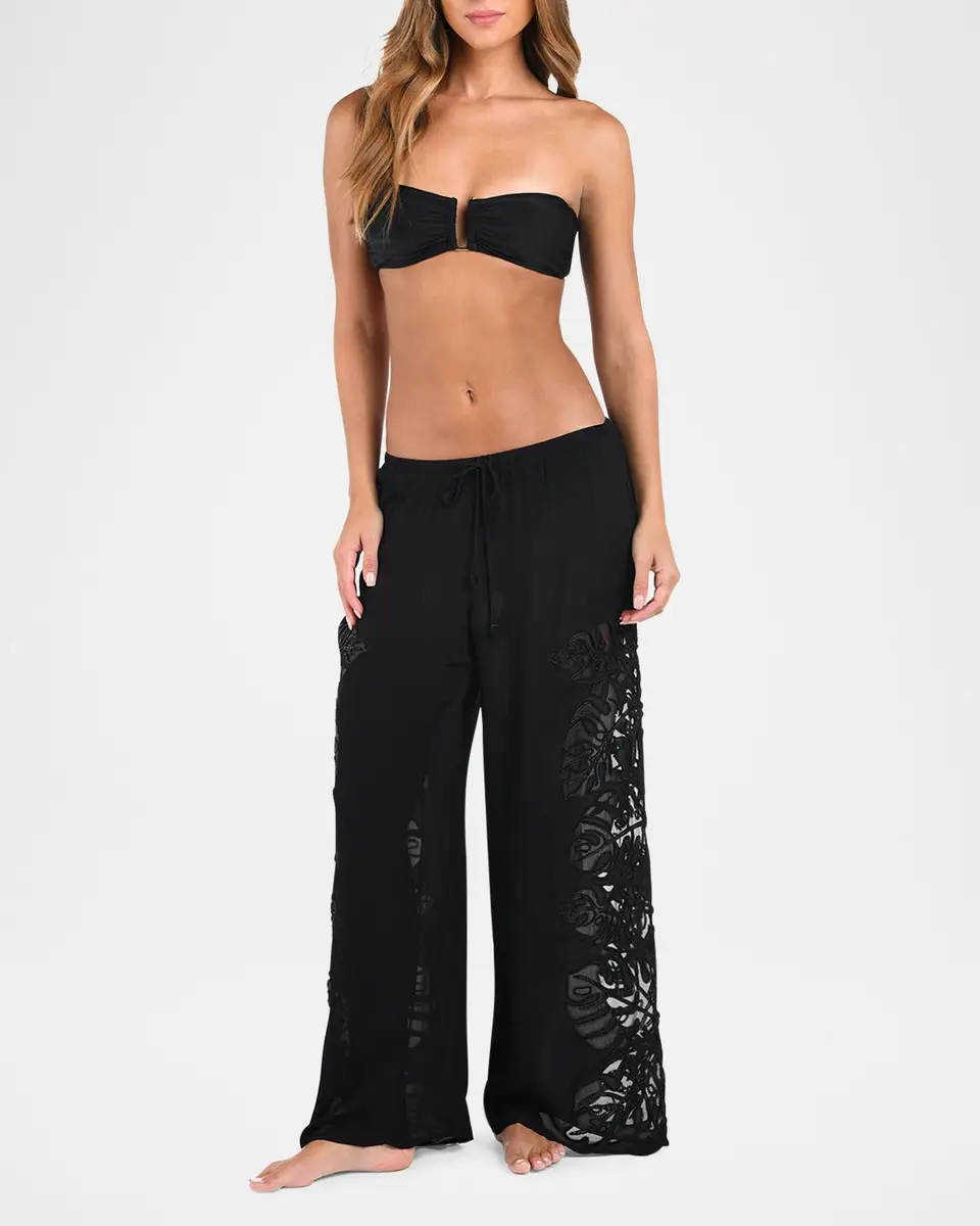 L'Agence Geraldine Monstera Pants | Thumbnail 2