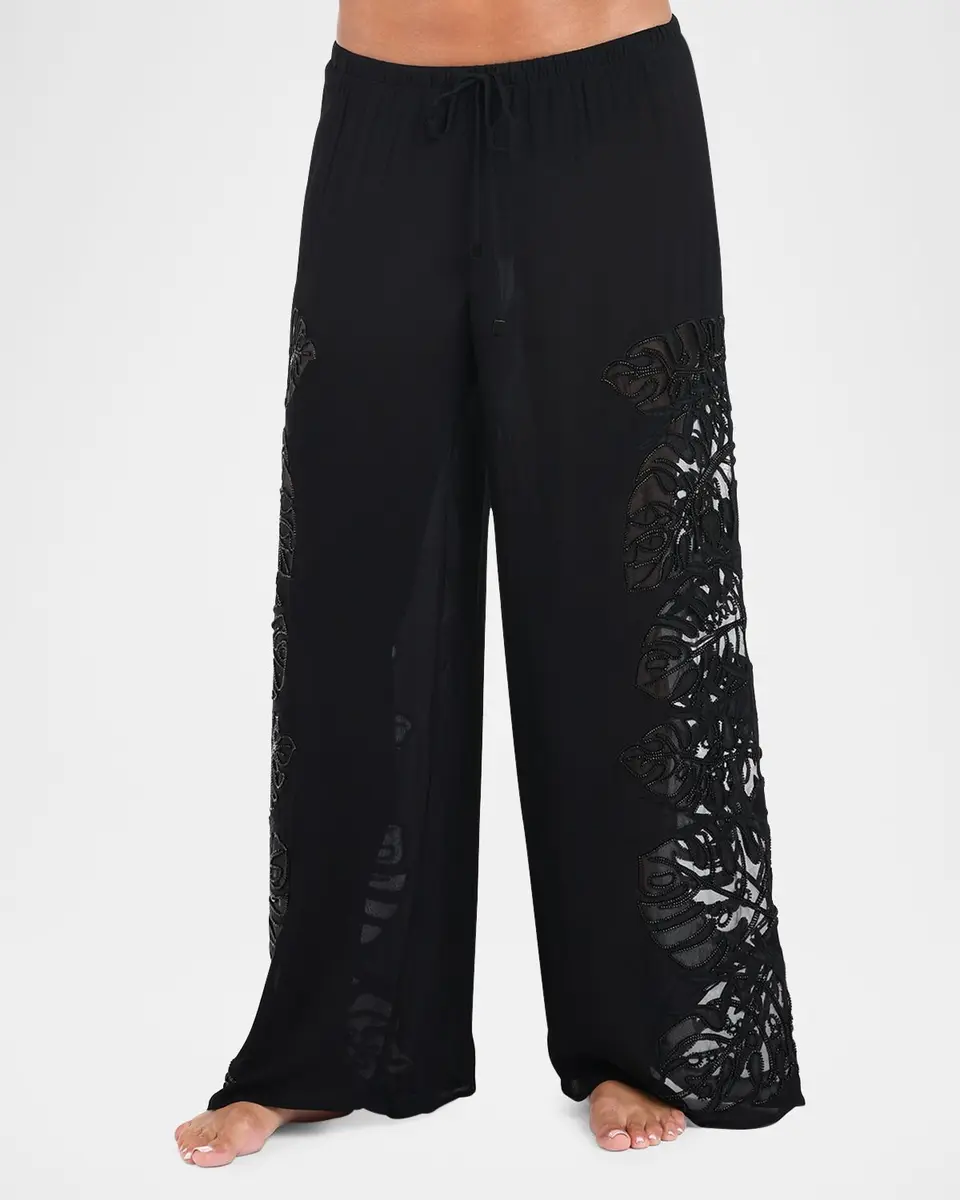 L'Agence Geraldine Monstera Pants | Thumbnail 4