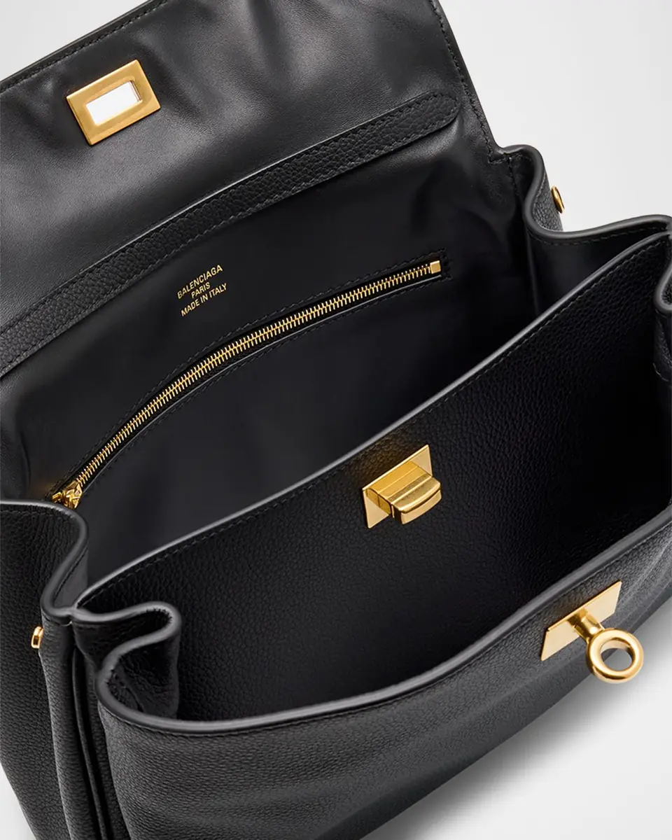 Balenciaga Rodeo Small Grained Leather Top-Handle Bag | Thumbnail 3 Balenciaga Rodeo Small Grained Leather Top-Handle Bag | Thumbnail 3