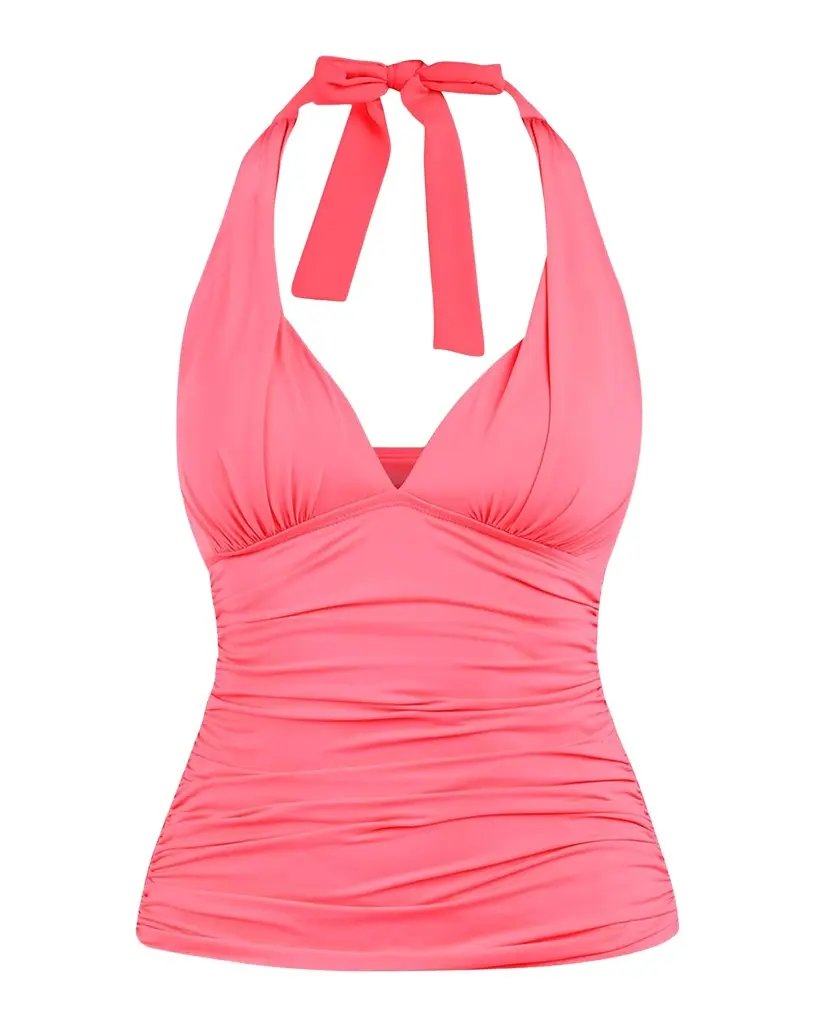 La Blanca Island Goddess Halter Tankini Swim Top | Image 1 La Blanca Island Goddess Halter Tankini Swim Top | Image 1