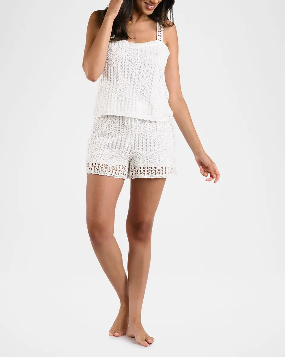 La Blanca Waverly Crochet Tank Top | Thumbnail 4