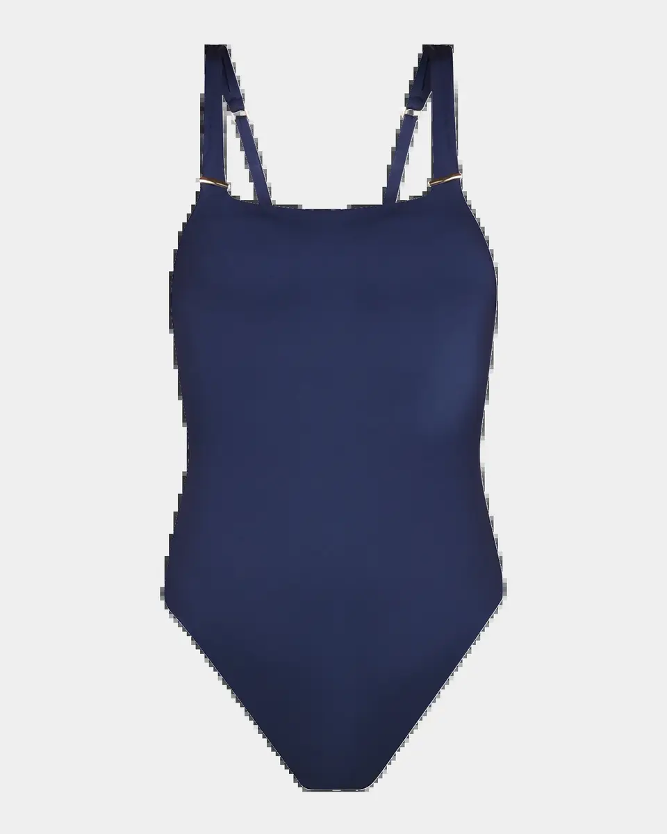 La Blanca Plus Size LB Luxe Square-Neck One-Piece Swimsuit | Thumbnail 2