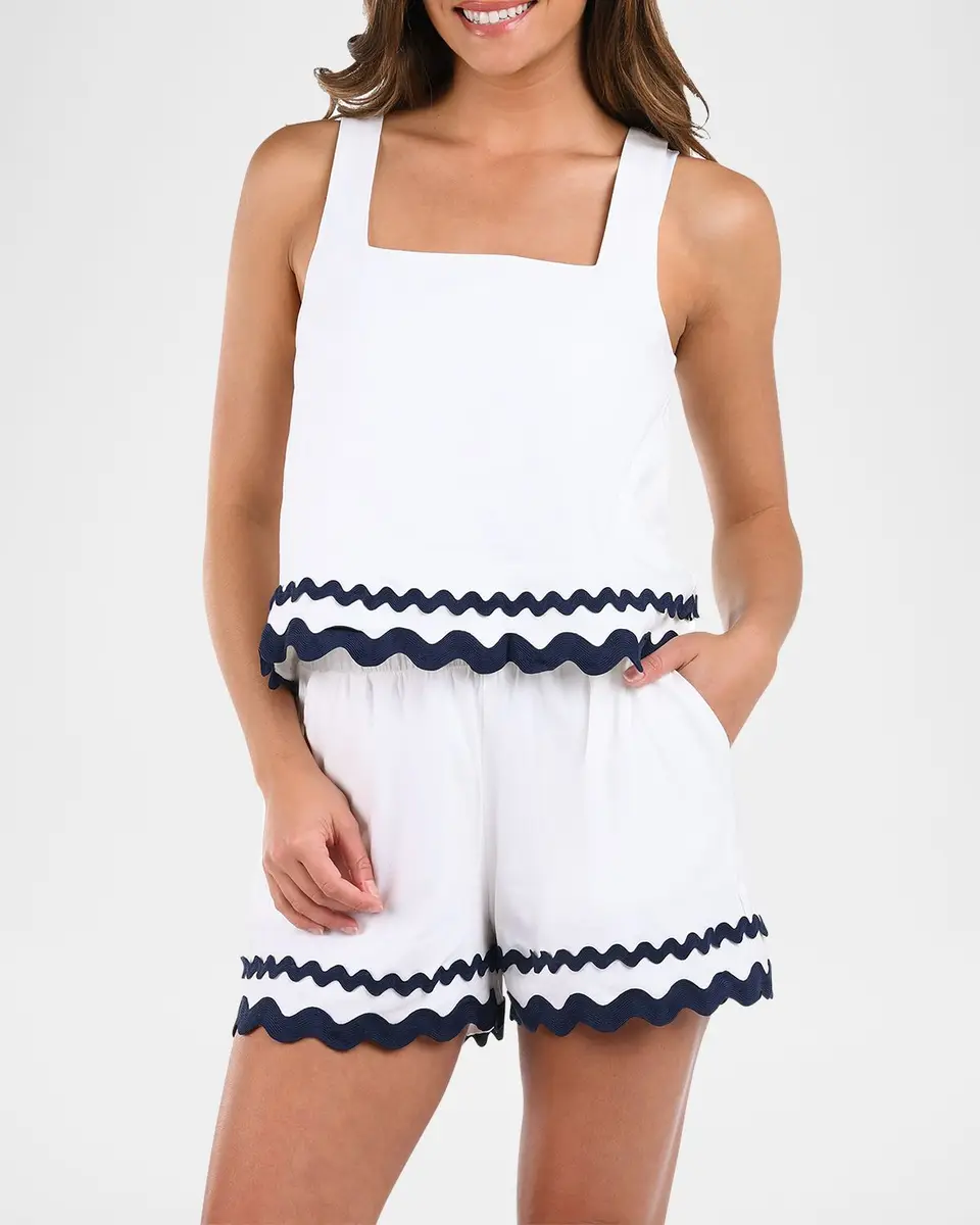 La Blanca Poolside Square-Neck Tank Top | Thumbnail 4