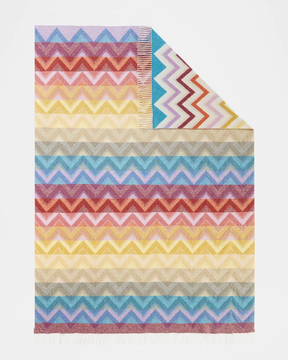 Missoni Home Watamu Wool-Blend Throw, 51" x 75" | Thumbnail 3 Missoni Home Watamu Wool-Blend Throw, 51" x 75" | Thumbnail 3