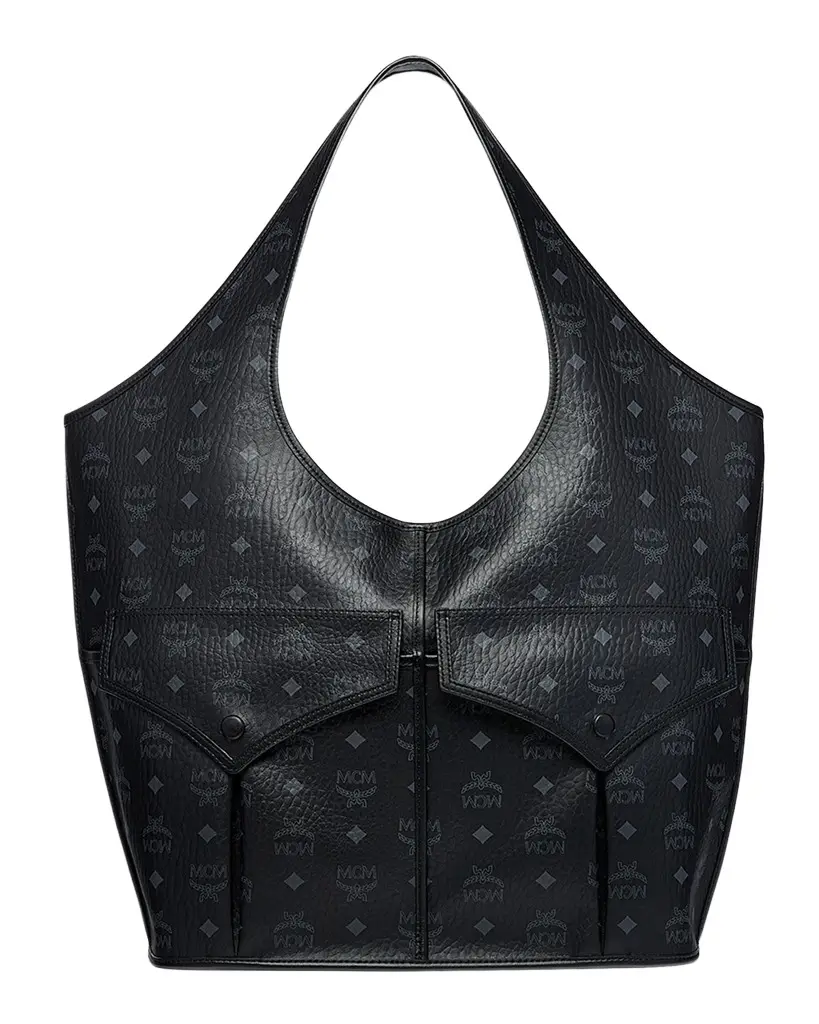 MCM Leni XL Visetos Monogram Shopper Tote Bag | Image 1 MCM Leni XL Visetos Monogram Shopper Tote Bag | Image 1