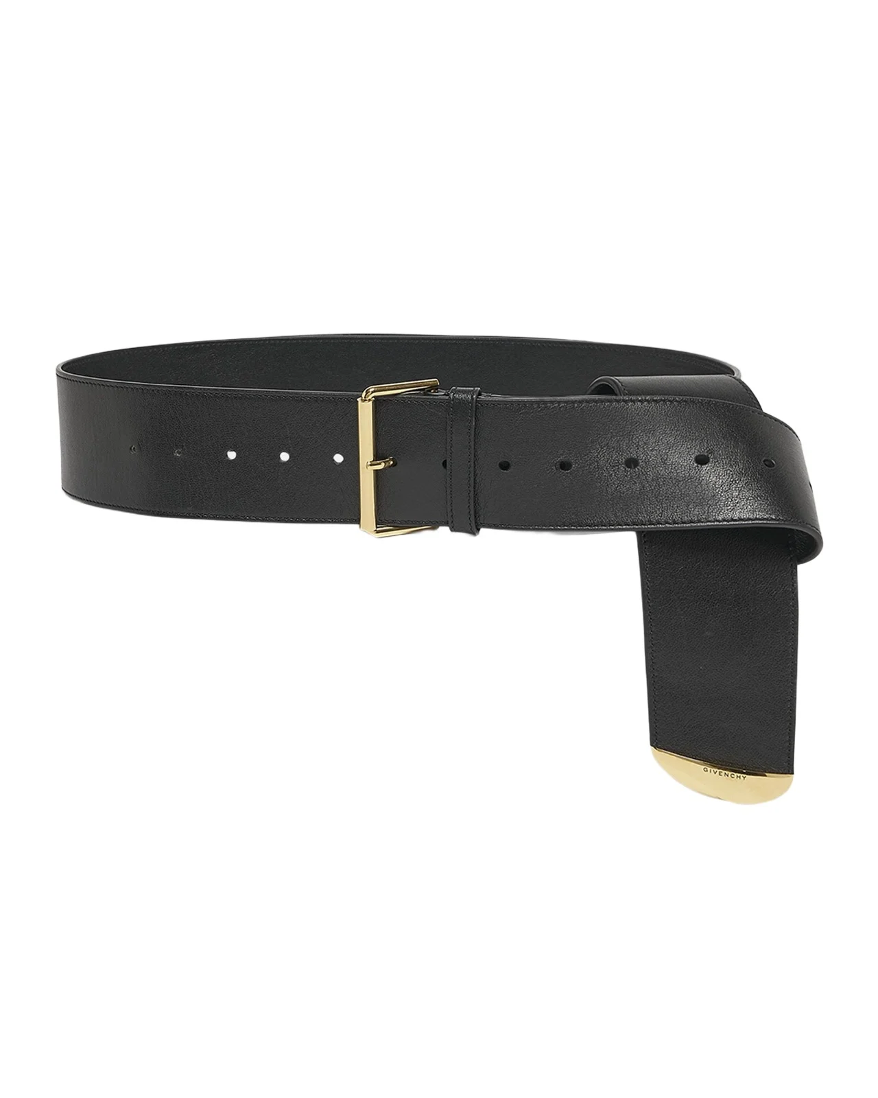 Voyou Two-Tone Metal Leather Belt Voyou Two-Tone Metal Leather Belt
