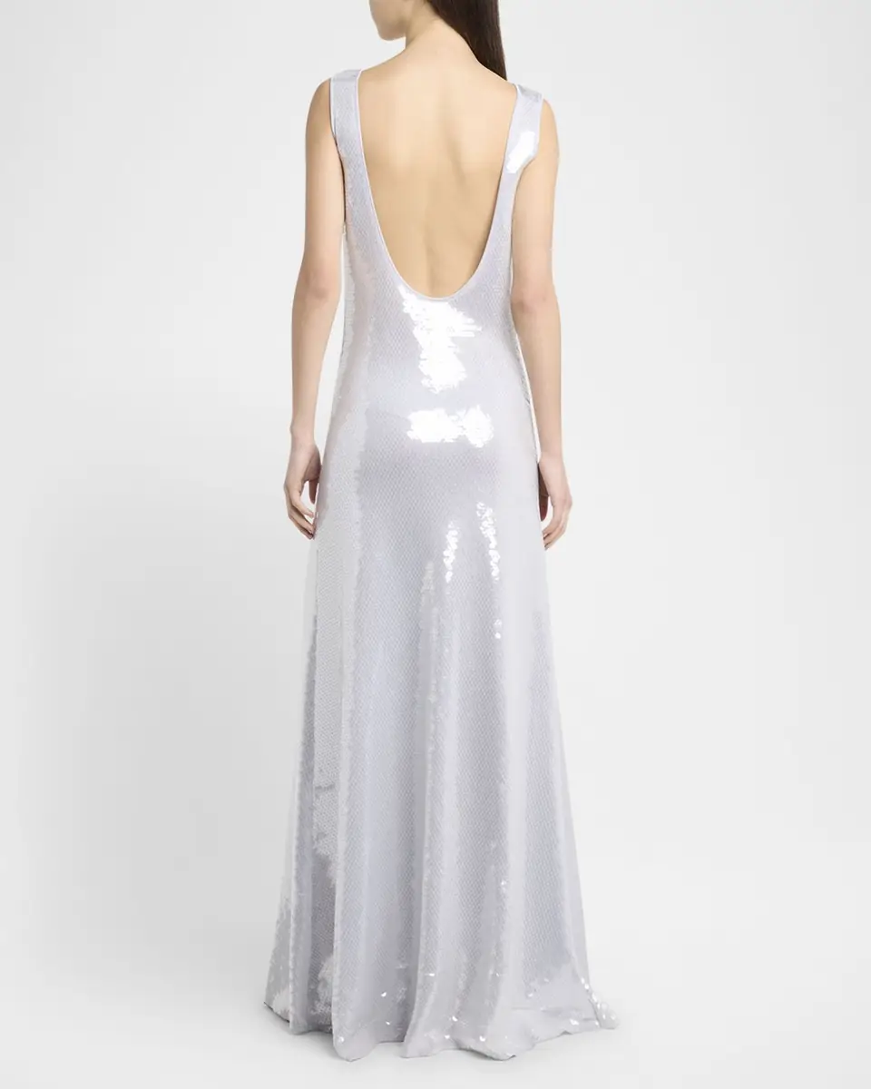 Bottega Veneta Sequined Scoop-Neck Dress | Thumbnail 2