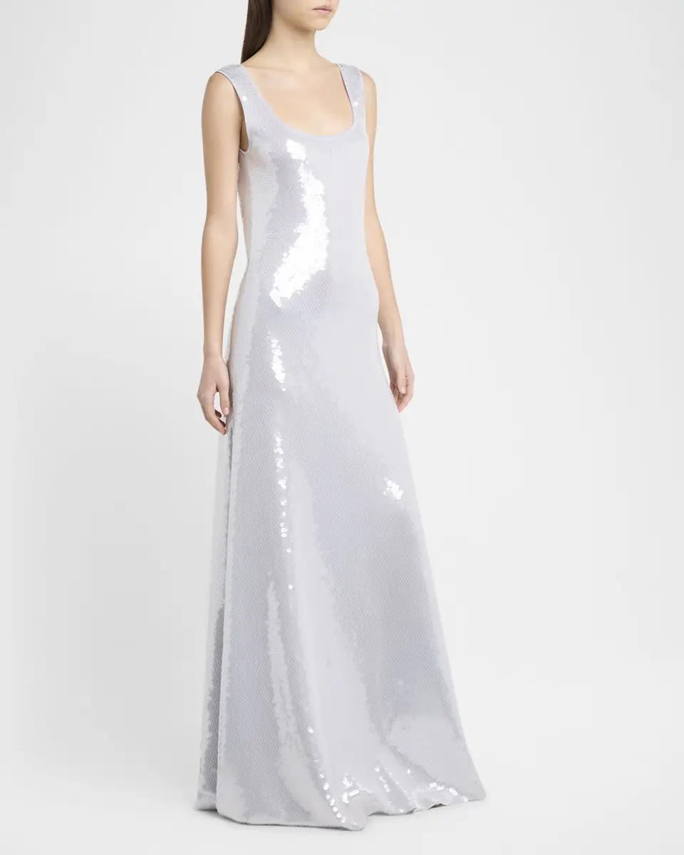 Bottega Veneta Sequined Scoop-Neck Dress | Thumbnail 3