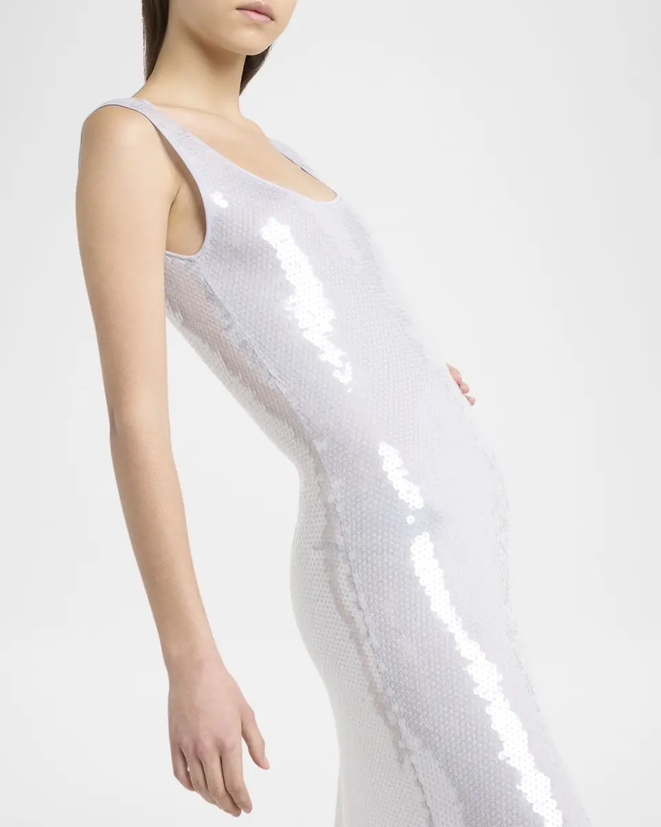 Bottega Veneta Sequined Scoop-Neck Dress | Thumbnail 4