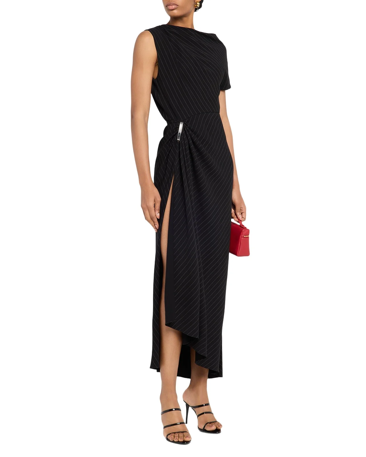 The Lowery Asymmetric Draped Dress The Lowery Asymmetric Draped Dress