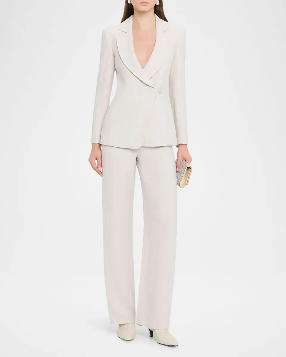 Emporio Armani Single-Button Armure Blazer | Thumbnail 2 Emporio Armani Single-Button Armure Blazer | Thumbnail 2