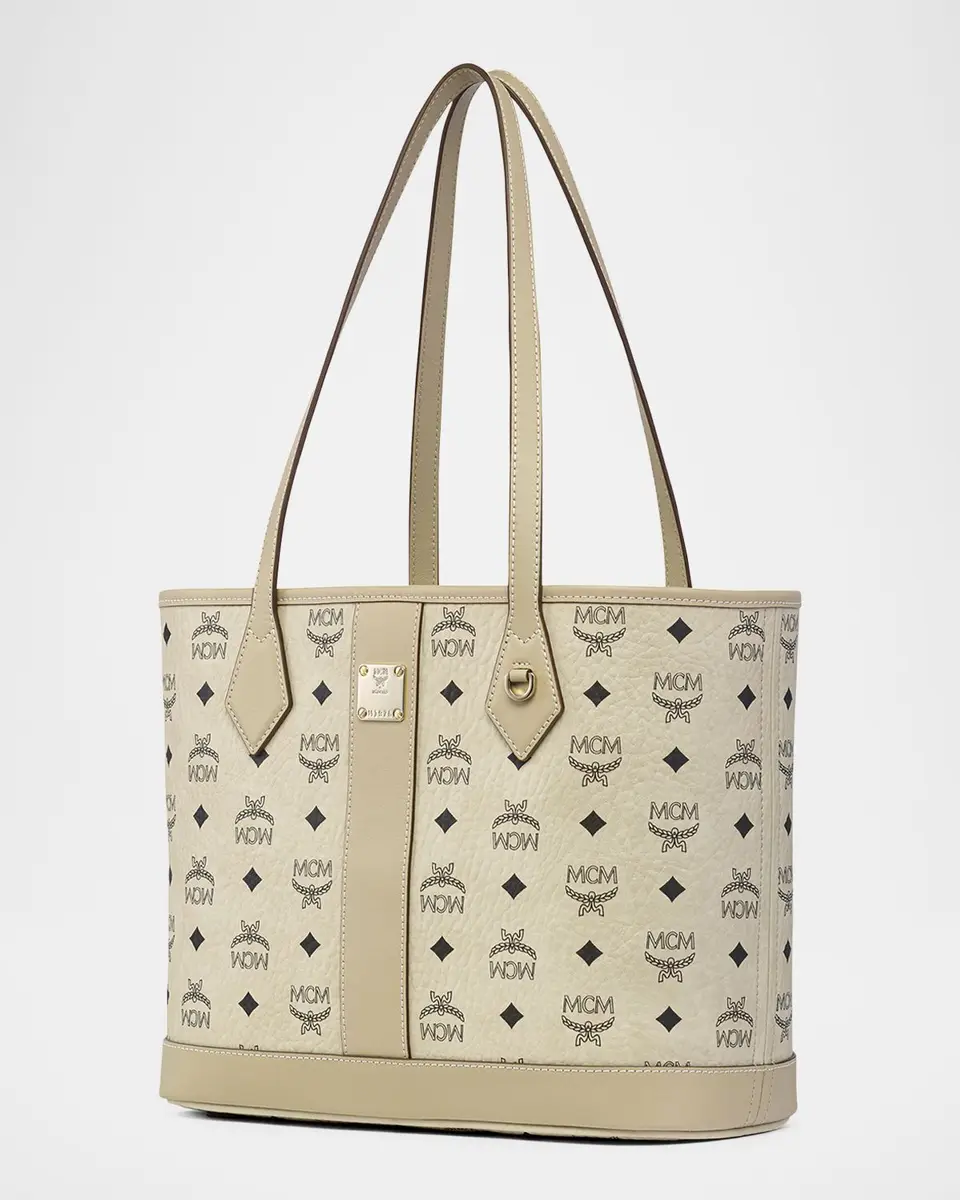 MCM Liz Small Visetos Shopper Tote Bag | Thumbnail 2