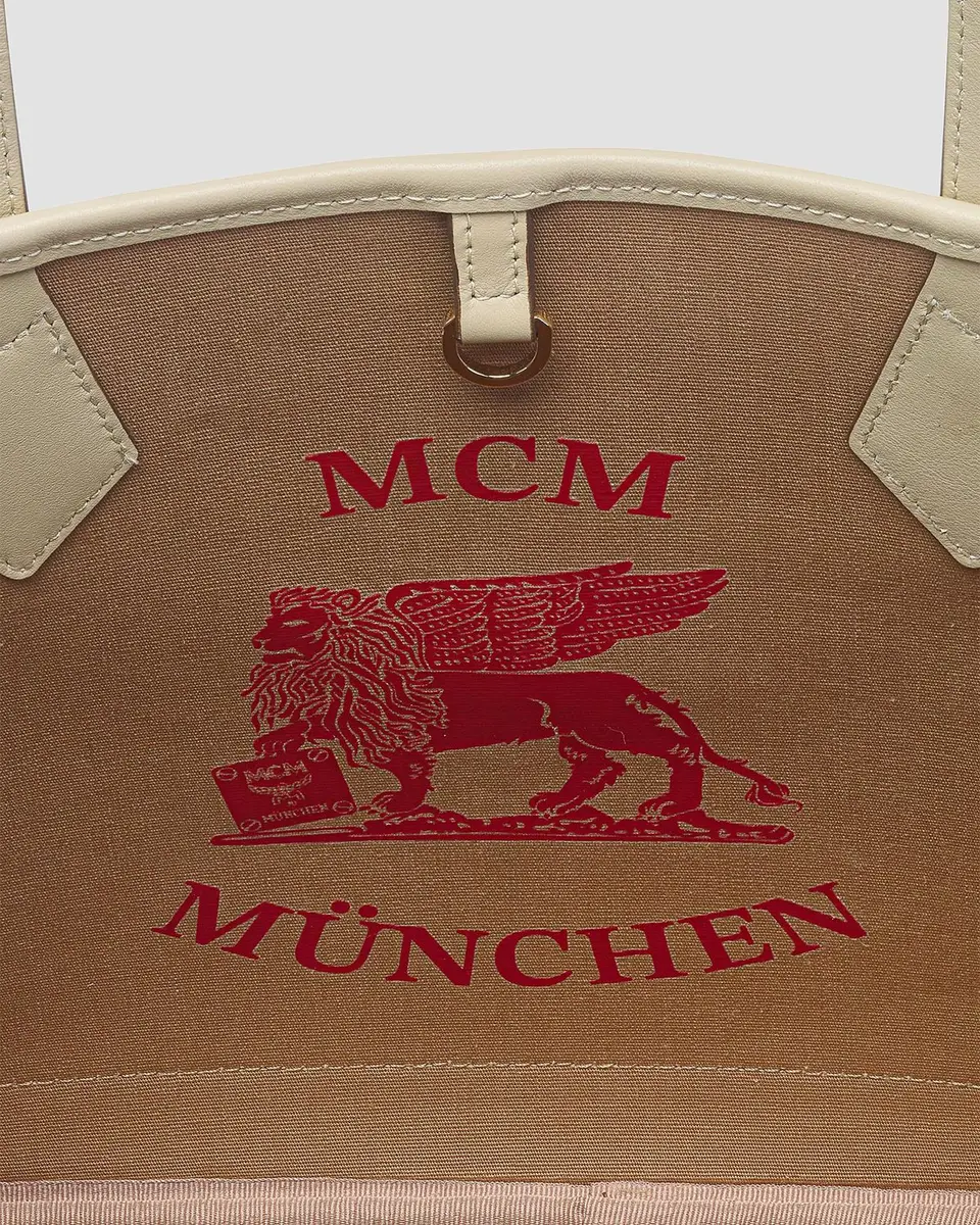 MCM Liz Small Visetos Shopper Tote Bag | Thumbnail 8