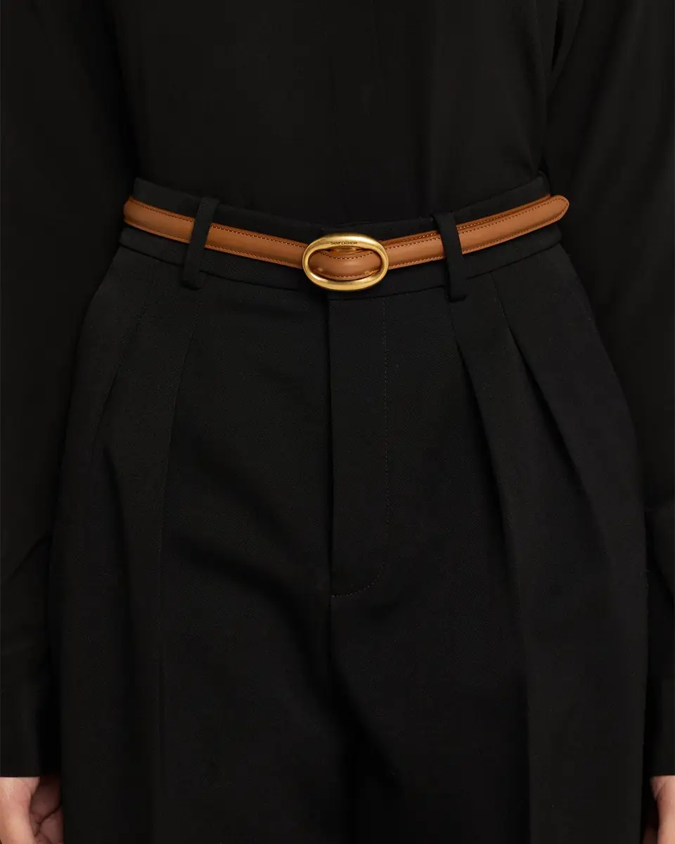 Saint Laurent Leather Belt | Thumbnail 2