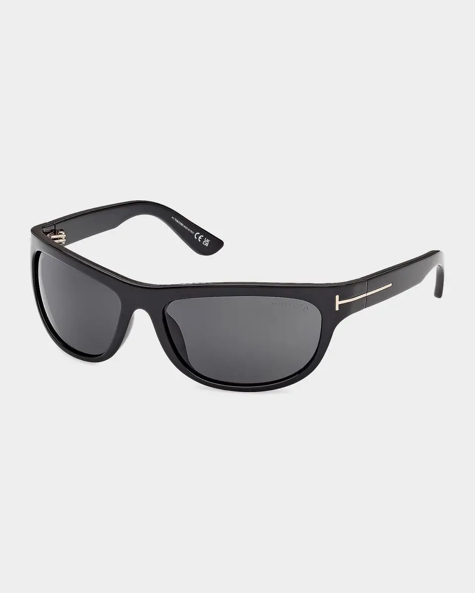 Tom Ford Men's Anders-02 Acetate Rectangle Sunglasses | Thumbnail 2 Tom Ford Men's Anders-02 Acetate Rectangle Sunglasses | Thumbnail 2